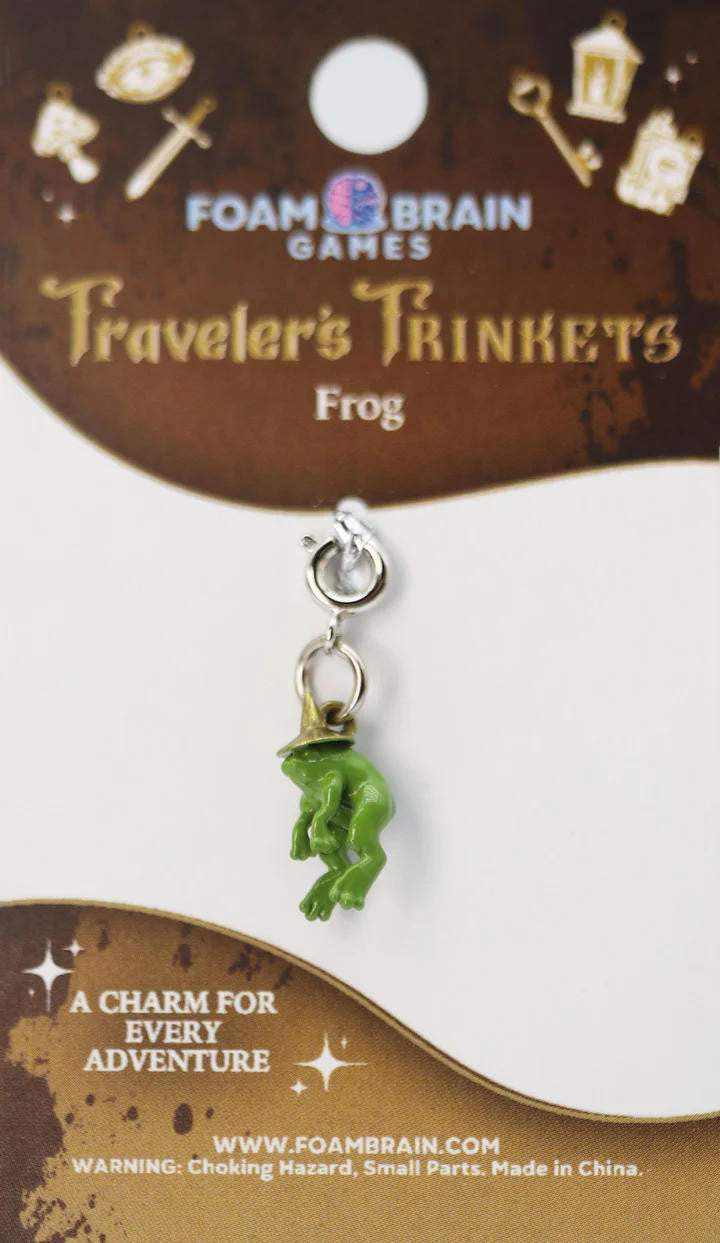 Foam Brain Games Traveler's Trinkets: Frog Charm